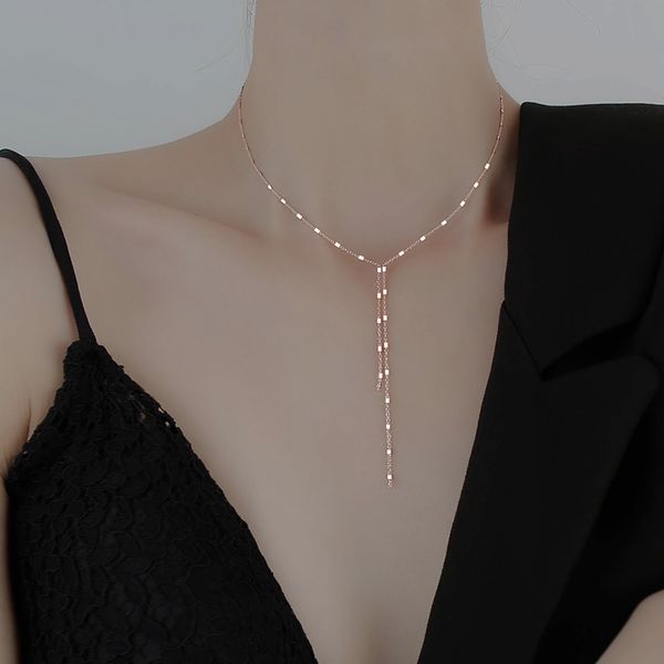 neck chain necklace new female chain necklace wind clavicle contracted temperament neck chain, Silver
neck chain necklace new female chain necklace wind clavicle contracted temperament neck chain, Silver