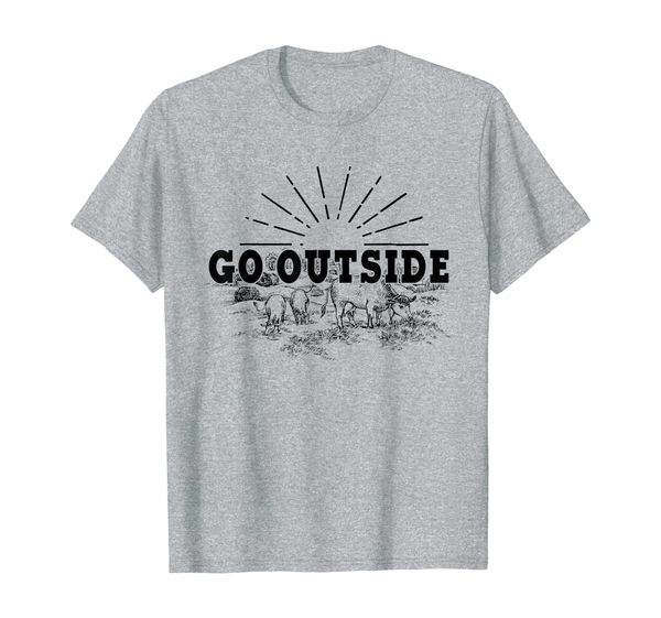 farmer go outside women men gift t-shirt, White;black
farmer go outside women men gift t-shirt, White;black