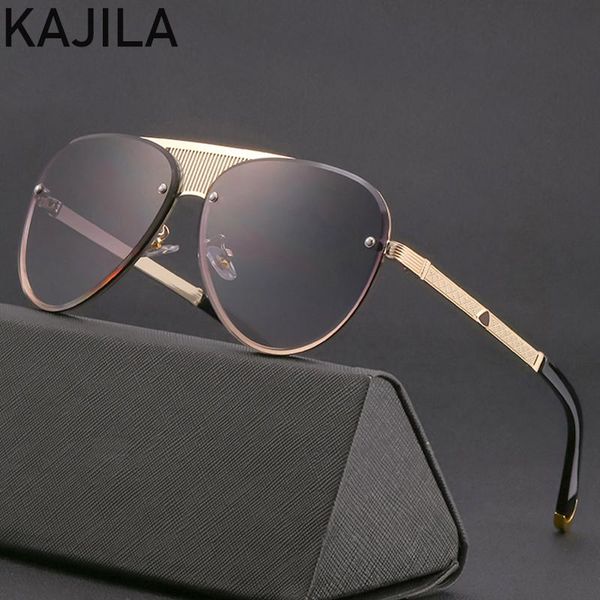 sunglasses rimless men black 2021 fashion oval sun glasses for women with a box big frame vintage sunglass, White;black
sunglasses rimless men black 2021 fashion oval sun glasses for women with a box big frame vintage sunglass, White;black