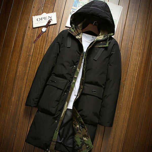 off season special price thickened down jacket medium length winter korean slim hooded men's warm winter jacketwinter, Black
off season special price thickened down jacket medium length winter korean slim hooded men's warm winter jacketwinter, Black
