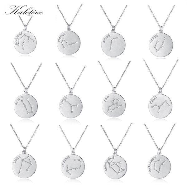 kaletine twelve horoscope coin necklace women 925 sterling silver pendant zodiac necklace leo sign gift 12 constellation jewelry q0531
kaletine twelve horoscope coin necklace women 925 sterling silver pendant zodiac necklace leo sign gift 12 constellation jewelry q0531