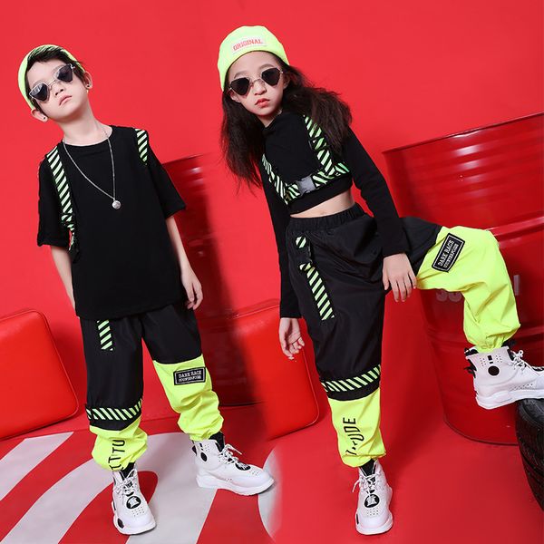 2021 hip hop dance costumes for boys girls jazz dance pants kids ballroom dance performance clothes hiphop set stage outfit, Black;red
2021 hip hop dance costumes for boys girls jazz dance pants kids ballroom dance performance clothes hiphop set stage outfit, Black;red