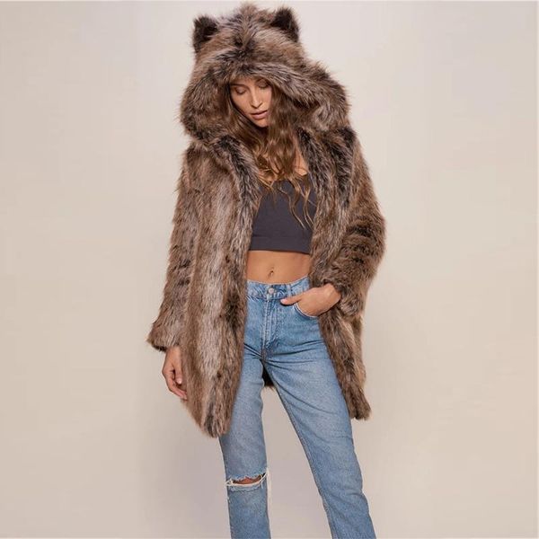 women's fur & faux winter jackets for women fashion coat long leopard jacket 2021 overcoat teddy bear cute hat elegant, Black
women's fur & faux winter jackets for women fashion coat long leopard jacket 2021 overcoat teddy bear cute hat elegant, Black