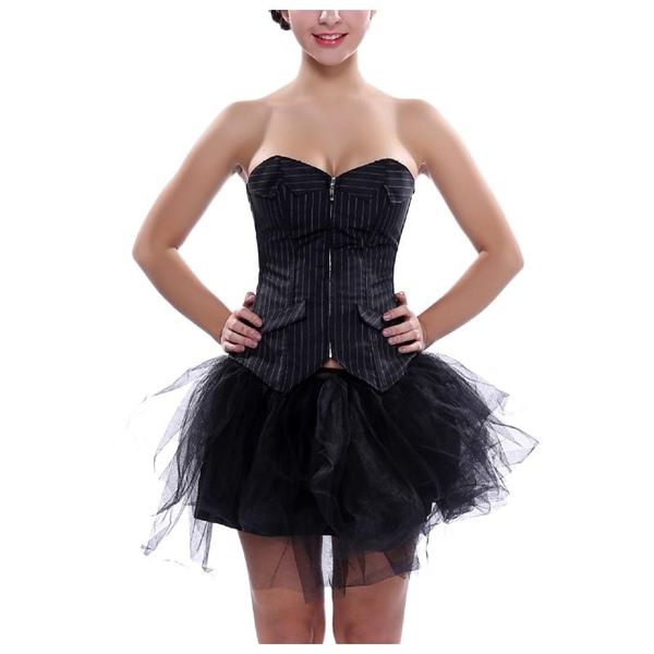 women's shapers women zipper stripe back waist trainer lace up tummy slimming body shapewear control underbust shaper underwear corset, Black;white
women's shapers women zipper stripe back waist trainer lace up tummy slimming body shapewear control underbust shaper underwear corset, Black;white