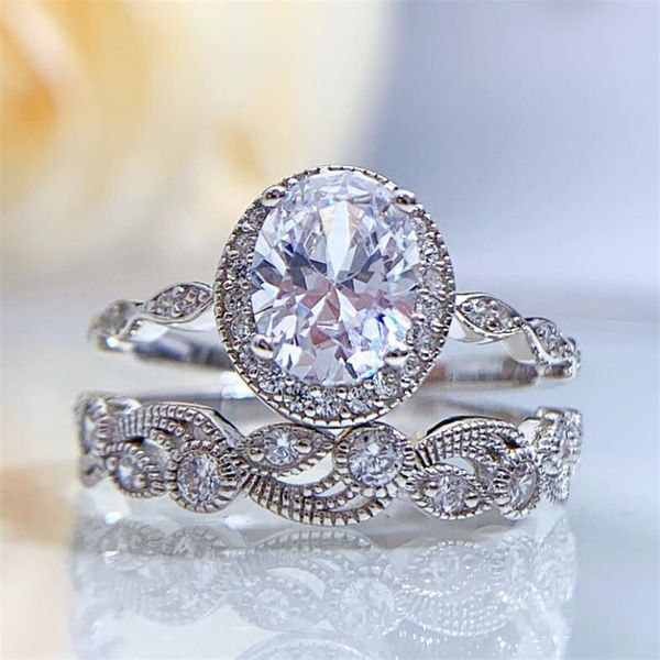 size 5-10 jewelry wedding rings sterling sier oval cut white z rose gold cz diamond handmade eternity party women bridal ring set, Slivery;golden
size 5-10 jewelry wedding rings sterling sier oval cut white z rose gold cz diamond handmade eternity party women bridal ring set, Slivery;golden