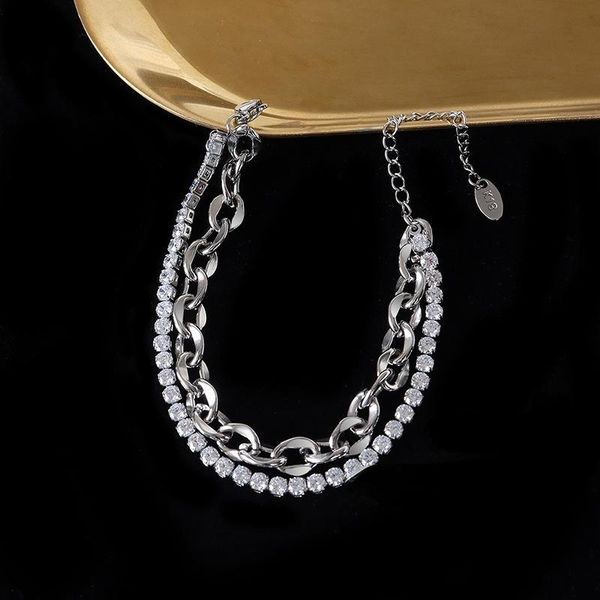 charm bracelets allme hyperbolic double layers full shiny rhinestone for women ladies titanium steel accessories, Golden;silver
charm bracelets allme hyperbolic double layers full shiny rhinestone for women ladies titanium steel accessories, Golden;silver