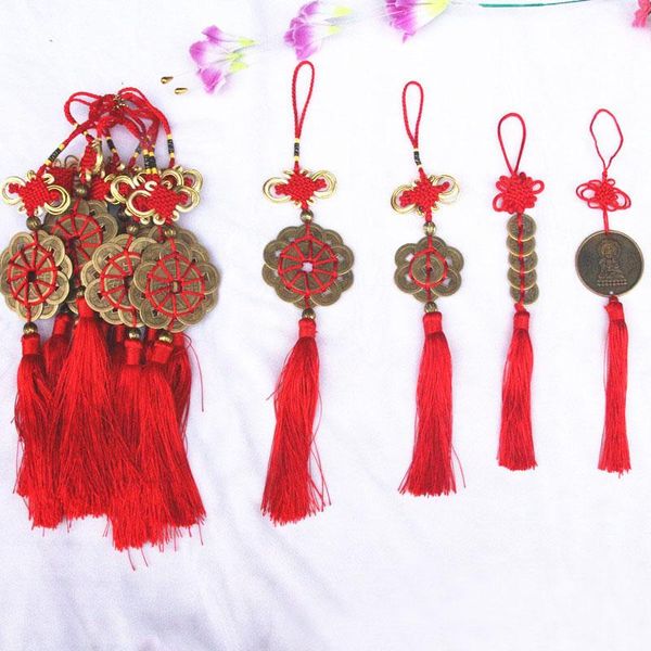 keychains feng shui lucky keychain five emperors money car hanging chinese knot pendant decoration keyring jewelry yp8090, Silver
keychains feng shui lucky keychain five emperors money car hanging chinese knot pendant decoration keyring jewelry yp8090, Silver