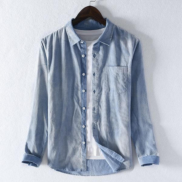 2021 new mens casual cotton corduroy long-sleeved autumn square collar blue shirts brand fashion shirt for men chemise ct4z, White;black
2021 new mens casual cotton corduroy long-sleeved autumn square collar blue shirts brand fashion shirt for men chemise ct4z, White;black