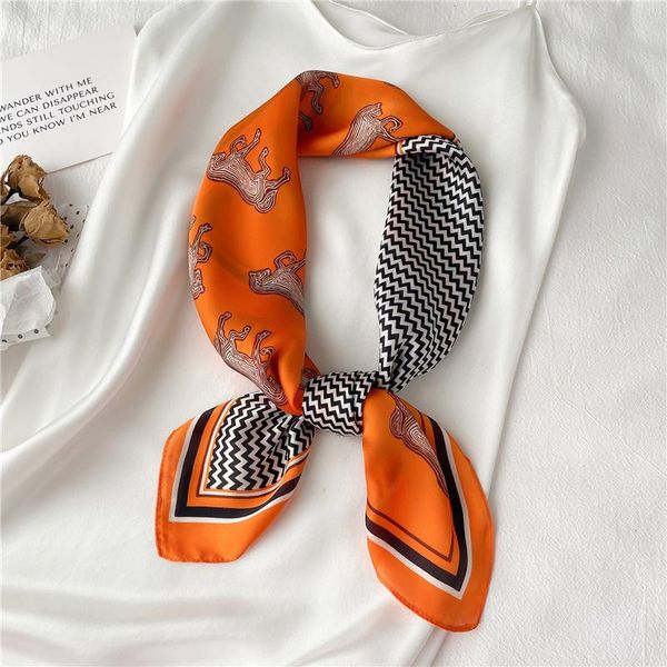 scarves soft square satin scarf for women her wrap print seats foulard hijab summer women's headscarf bandana, Blue;gray
scarves soft square satin scarf for women her wrap print seats foulard hijab summer women's headscarf bandana, Blue;gray