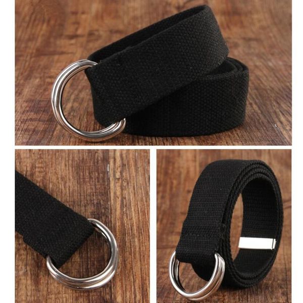 popular 18 color men / women belt d shaped double ring buckle designer casual jeans canvas belts webbing waistband, Black;brown
popular 18 color men / women belt d shaped double ring buckle designer casual jeans canvas belts webbing waistband, Black;brown
