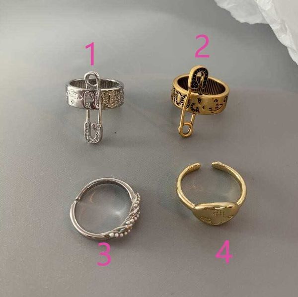 2021 autumn and winter pin letter ring niche design satellite diamond personalized fashion accessories female high-quality fast delivery, Silver
2021 autumn and winter pin letter ring niche design satellite diamond personalized fashion accessories female high-quality fast delivery, Silver
