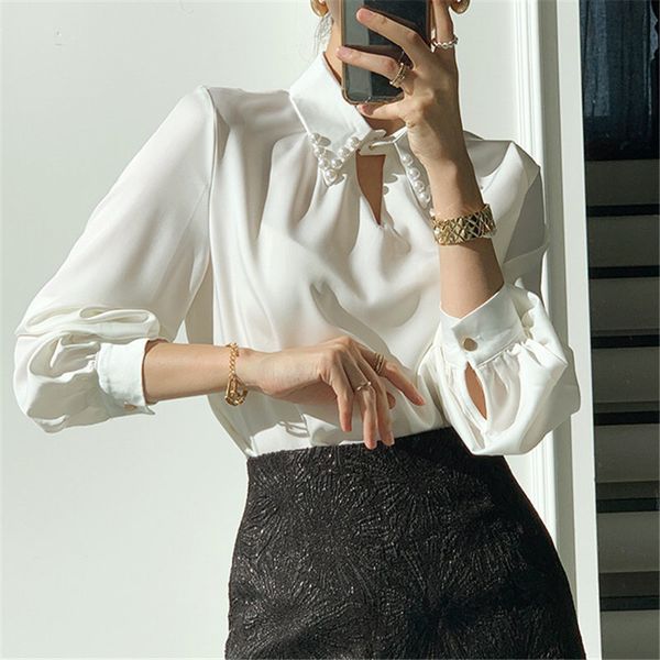 white chic lapel ol loose brief gentle outwear 2021 minimalist streetwear casual new stylish blouses f7w3
white chic lapel ol loose brief gentle outwear 2021 minimalist streetwear casual new stylish blouses f7w3