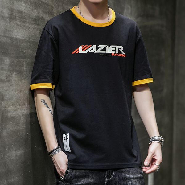 2021 new short sleeve t-shirt trend handsome summer loose-fitting youth instagram fashion style men size 4xl v4qw, White;black
2021 new short sleeve t-shirt trend handsome summer loose-fitting youth instagram fashion style men size 4xl v4qw, White;black