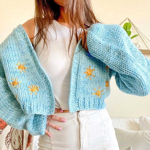 women's sweaters flower embroidered knit sweater women v neck elegant autumn winter pull femme short casual knitting cardigan f0gn, White;black
women's sweaters flower embroidered knit sweater women v neck elegant autumn winter pull femme short casual knitting cardigan f0gn, White;black