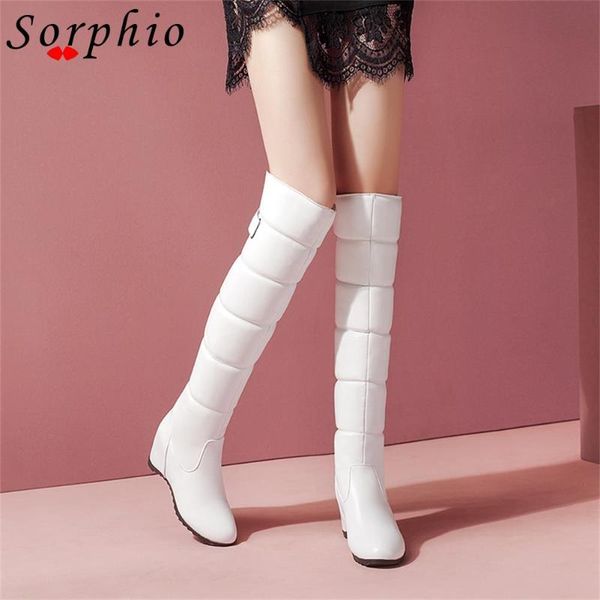 boots female warm plush wedges pointed toe knee-high winter sala white fashion shoes woman round stylish, Black
boots female warm plush wedges pointed toe knee-high winter sala white fashion shoes woman round stylish, Black