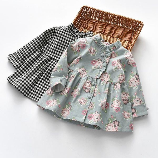 jackets 2021 girls' coat lace stand collar flower plaid long-sleeved toddler kids jacket1, Blue;gray
jackets 2021 girls' coat lace stand collar flower plaid long-sleeved toddler kids jacket1, Blue;gray