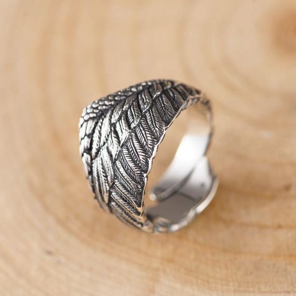 cluster rings s925 silver ring adjustable men and women retro feather thai cool jewelry, Golden;silver
cluster rings s925 silver ring adjustable men and women retro feather thai cool jewelry, Golden;silver