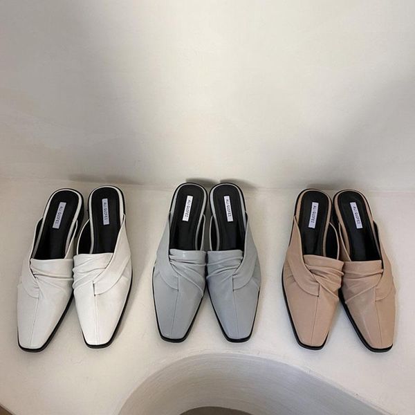 2021 spring shoes women slippers low heel square toe mule elegant pleated slide outdoor flip flops brand sandal zapatillas mujer, Black
2021 spring shoes women slippers low heel square toe mule elegant pleated slide outdoor flip flops brand sandal zapatillas mujer, Black