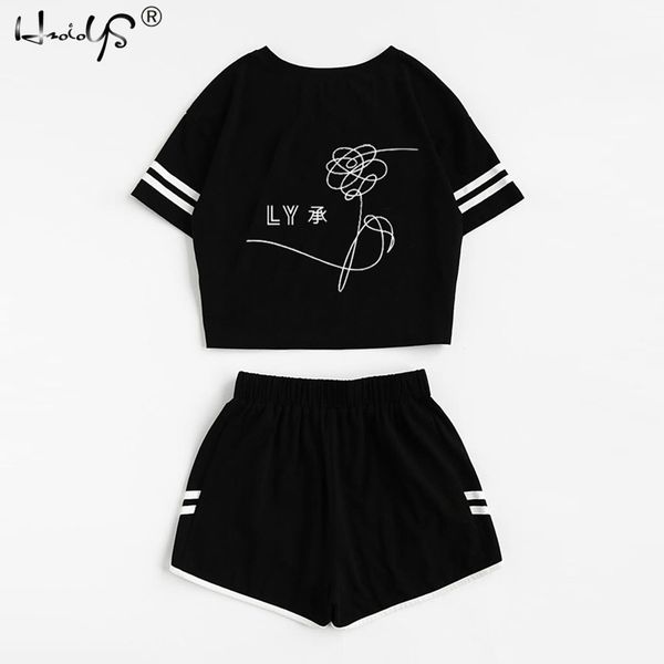 new style exposed navel pajamas sets women two piece pyjamas sets summer sleepwear short sleeve and shorts set home clothing 210203, Black;red
new style exposed navel pajamas sets women two piece pyjamas sets summer sleepwear short sleeve and shorts set home clothing 210203, Black;red