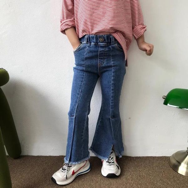 jeans 2021 autumn arrival girls fashion flare pants kids korean design trousers, Blue
jeans 2021 autumn arrival girls fashion flare pants kids korean design trousers, Blue