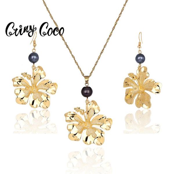 earrings & necklace cring coco guam extravagant jewelry sets gold pated hawaiian flower pendant drop and set fashionable for women, Silver
earrings & necklace cring coco guam extravagant jewelry sets gold pated hawaiian flower pendant drop and set fashionable for women, Silver