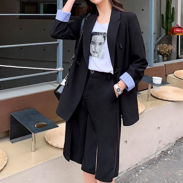 women's suits & blazers loose fit jacket fashion tide spring autumn 2021 women black striped split big size blazer lapel long sleeve, White;black
women's suits & blazers loose fit jacket fashion tide spring autumn 2021 women black striped split big size blazer lapel long sleeve, White;black