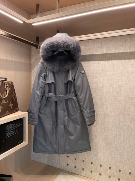 pr home 90% white goose down windbreaker oversized fox fur collar down jacket, Black
pr home 90% white goose down windbreaker oversized fox fur collar down jacket, Black