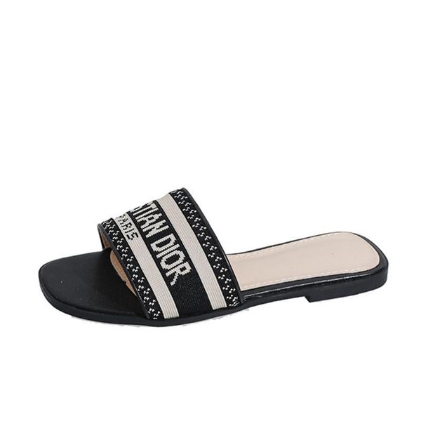 slippers women's shoes 2021 summer flat-soled female woven net red beach vacation word with letter embroidery, Black
slippers women's shoes 2021 summer flat-soled female woven net red beach vacation word with letter embroidery, Black