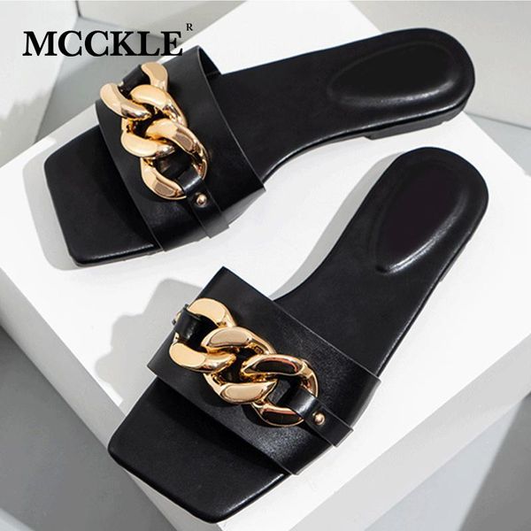 slippers mcckle women's ladies square toe metal chain flat sandals women beach slides female summer fashion shoes plus size, Black
slippers mcckle women's ladies square toe metal chain flat sandals women beach slides female summer fashion shoes plus size, Black