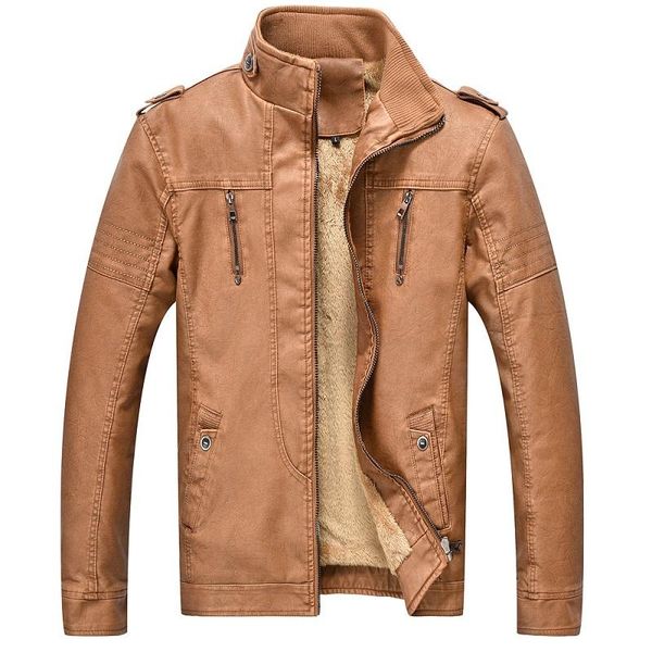men's fur & faux winter leather jacket men warm jackets and coats thickening trench coat jaqueta de couro motorcycle fashion 3xl, Black
men's fur & faux winter leather jacket men warm jackets and coats thickening trench coat jaqueta de couro motorcycle fashion 3xl, Black