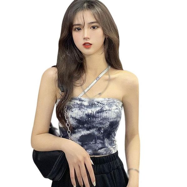 women's tanks & camis women summer sleeveless tank tie-dye print crop camisole slim activewear strapless vest shirts, White
women's tanks & camis women summer sleeveless tank tie-dye print crop camisole slim activewear strapless vest shirts, White