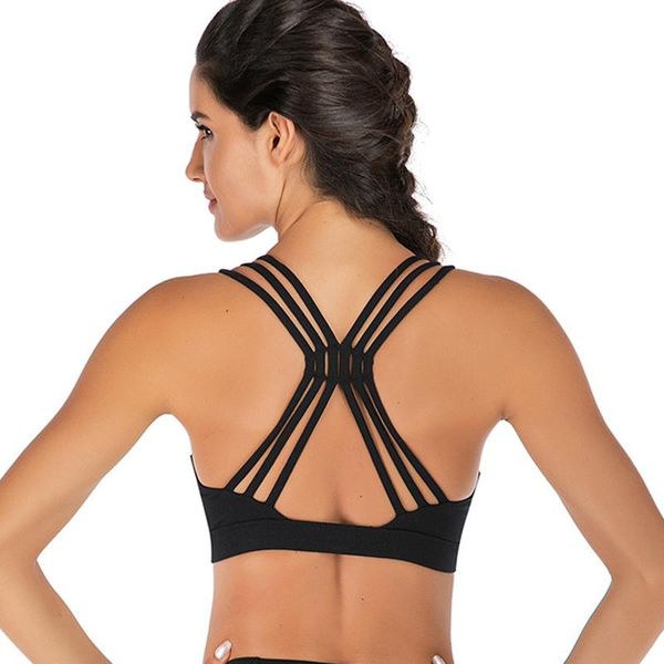 gym clothing black-color sports bras women fitness wear sponge shockproof running brassiere fit female jogging athleisure crop top, White;black
gym clothing black-color sports bras women fitness wear sponge shockproof running brassiere fit female jogging athleisure crop top, White;black