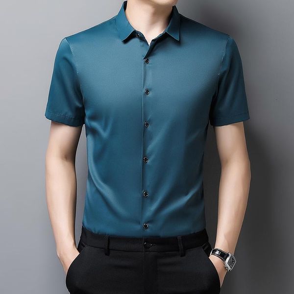 men's casual shirts large size cozy smooth blue ice silk mens clothing 2021 summer elegance fashion classic work oversize costume purpl, White;black
men's casual shirts large size cozy smooth blue ice silk mens clothing 2021 summer elegance fashion classic work oversize costume purpl, White;black