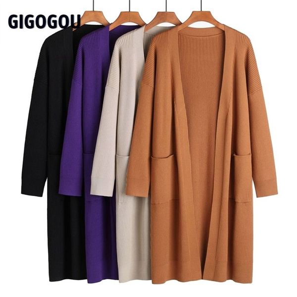 gigogou big pocket open women cardigans sweater v neck solid loose knitwear long knitted cardigan outwear winter jacket coat 210812, White
gigogou big pocket open women cardigans sweater v neck solid loose knitwear long knitted cardigan outwear winter jacket coat 210812, White