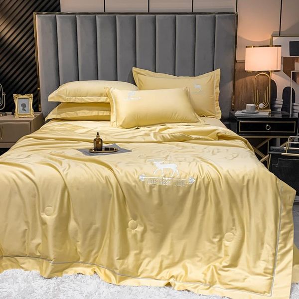 bedding sets romantic advanced pure yellow summer quilt washed silk hand embroidered pattern light cool pillowcases 3 piece set oceania
bedding sets romantic advanced pure yellow summer quilt washed silk hand embroidered pattern light cool pillowcases 3 piece set oceania