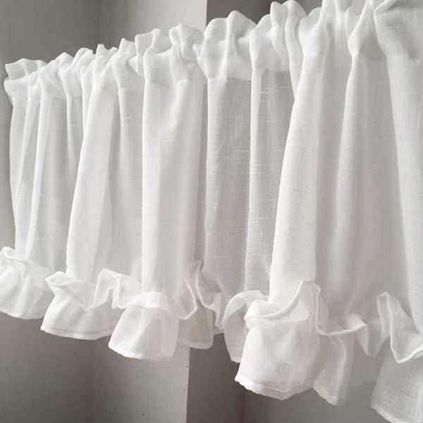 curtain & drapes ruffle linen cotton short for bar kitchen cabinet door children's room white half coffee panel window valance
curtain & drapes ruffle linen cotton short for bar kitchen cabinet door children's room white half coffee panel window valance