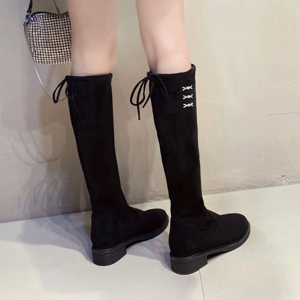 but knee children's 20 new winter plush show slim cotton lace elastic leisure high boots flat heel, White;red
but knee children's 20 new winter plush show slim cotton lace elastic leisure high boots flat heel, White;red