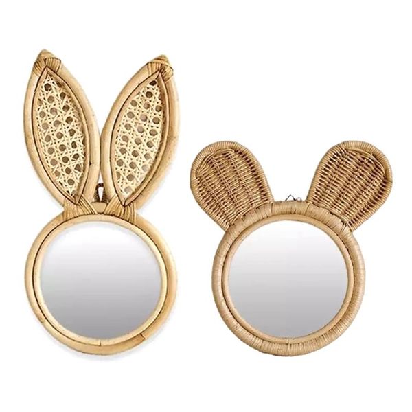 rattan art decoration monkey ears makeup mirror dressing wall hanging mirrors bedroom home decor
rattan art decoration monkey ears makeup mirror dressing wall hanging mirrors bedroom home decor