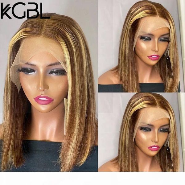 kgbl highlight t part lace wig color bob human hair wigs with baby hair 8-14'' non-remy wig 180% density brazilian medium ratio, Black;brown
kgbl highlight t part lace wig color bob human hair wigs with baby hair 8-14'' non-remy wig 180% density brazilian medium ratio, Black;brown