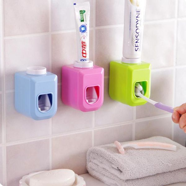 bath accessory set 1 pcs novelty bathroom wall mount rack automatic toothpaste dispenser +toothbrush holder
bath accessory set 1 pcs novelty bathroom wall mount rack automatic toothpaste dispenser +toothbrush holder