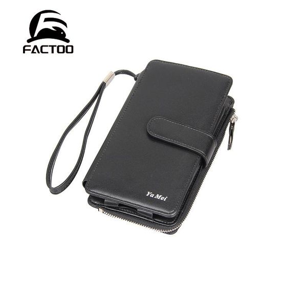 factoo wallets long purse women/men wallet card holder wallet fashion pu zipper buttons leather bag coin card phone bag, Red;black
factoo wallets long purse women/men wallet card holder wallet fashion pu zipper buttons leather bag coin card phone bag, Red;black