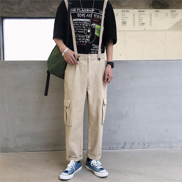 men's jeans 2021 overalls jumpsuits suspenders big-pocket hip-hop loose black khaki army green casual, Blue
men's jeans 2021 overalls jumpsuits suspenders big-pocket hip-hop loose black khaki army green casual, Blue