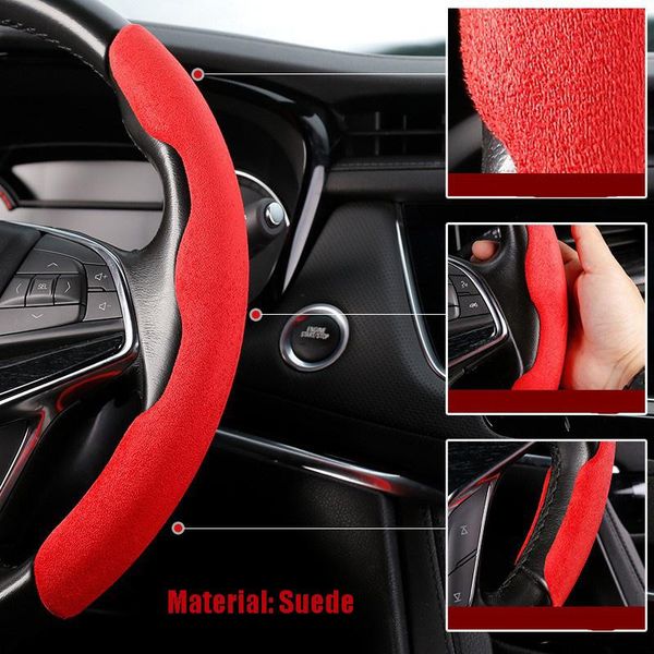 steering wheel covers 2pcs universal mounted suede plush cover handle anti-skid protective winter card
steering wheel covers 2pcs universal mounted suede plush cover handle anti-skid protective winter card