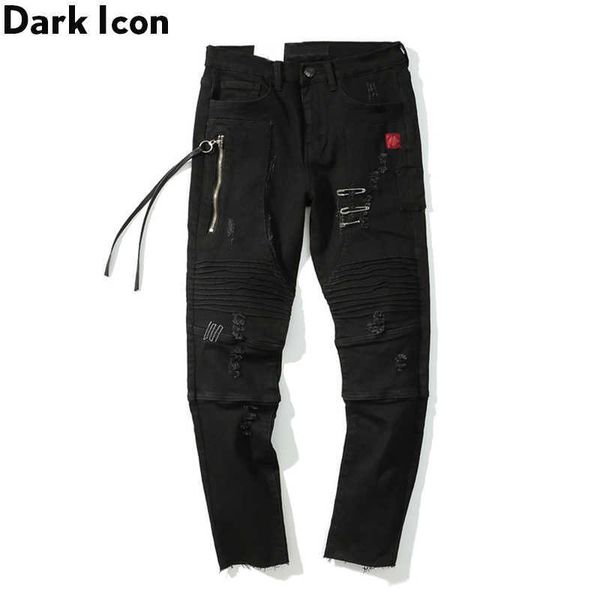 motorcycle jeans men denim hip hop pants ripped men's pants side zipper pocket street trousers streetwear 210603, Blue
motorcycle jeans men denim hip hop pants ripped men's pants side zipper pocket street trousers streetwear 210603, Blue
