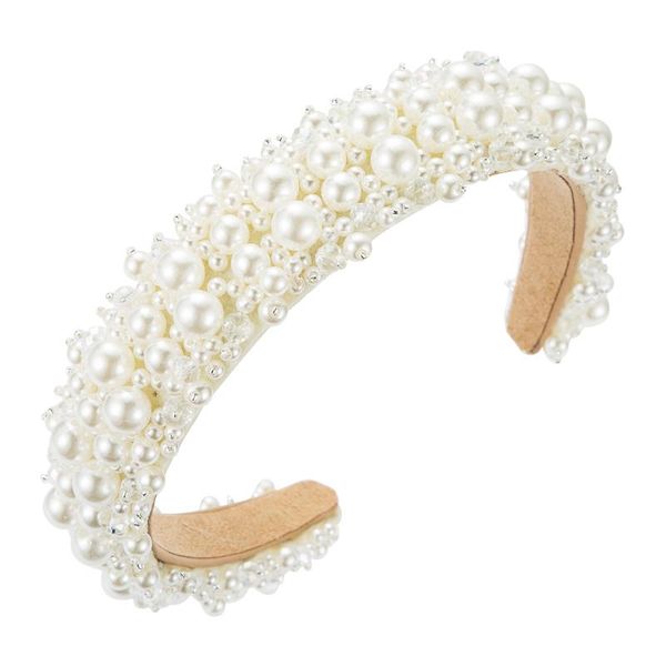 hair clips & barrettes 2021 baroque full simulated pearl headband for woman elegangt shiny crystal beaded hairband girls wedding party acces, Golden;silver
hair clips & barrettes 2021 baroque full simulated pearl headband for woman elegangt shiny crystal beaded hairband girls wedding party acces, Golden;silver