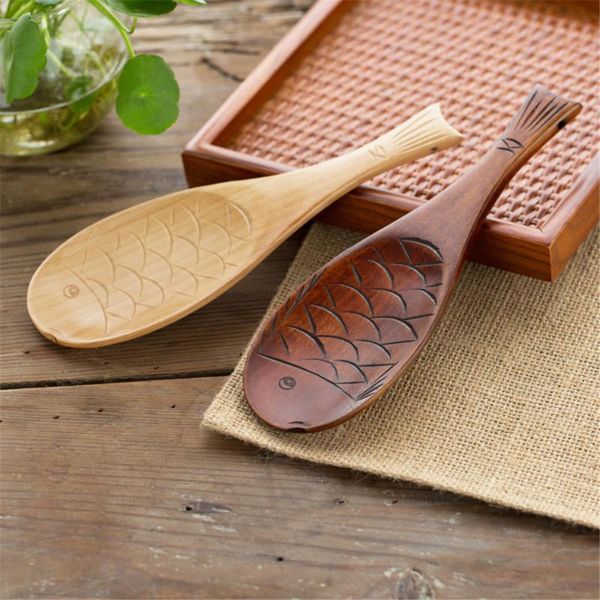 spoons fish-shaped rice spoon paddle hand-carved creative gift wooden tableware kitchen utensil handmade art
spoons fish-shaped rice spoon paddle hand-carved creative gift wooden tableware kitchen utensil handmade art