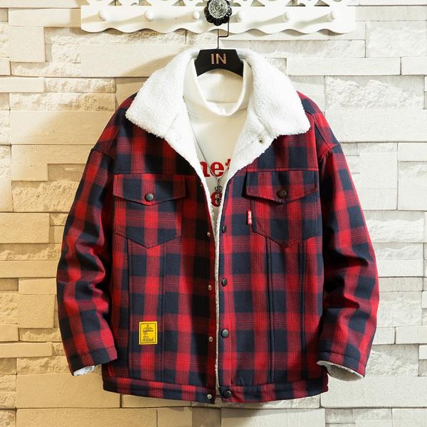 men's jackets men 2021 winter outwear thick warm fleece jacket parkas coat spring casual lattice shirt, Black;brown
men's jackets men 2021 winter outwear thick warm fleece jacket parkas coat spring casual lattice shirt, Black;brown