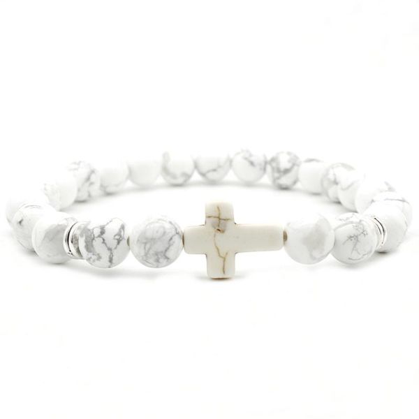 beaded, strands european and american original fashion personality atmosphere retro simple minority design white cross bracelet, Black
beaded, strands european and american original fashion personality atmosphere retro simple minority design white cross bracelet, Black