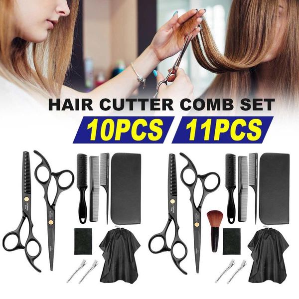 hair scissors 10/11pcs barber salon hairdresser tool tail comb cape cutter set professional hairdressing kit cutting
hair scissors 10/11pcs barber salon hairdresser tool tail comb cape cutter set professional hairdressing kit cutting
