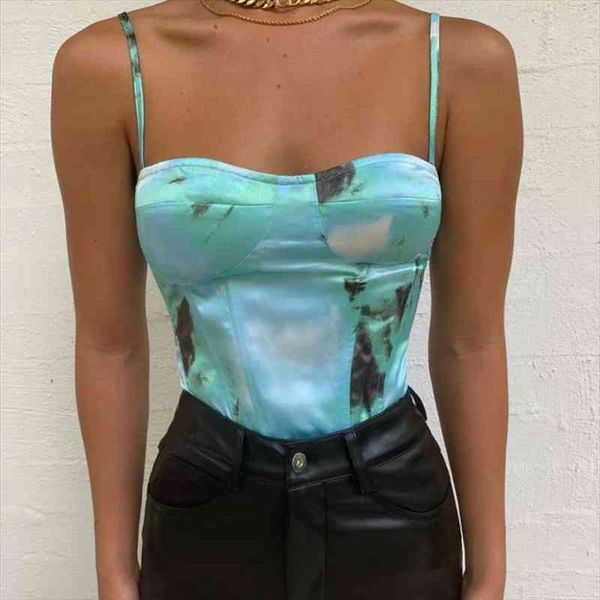 club streetwear crop women camis summer printing sling strap back zipper corset vest slim beach shirt, White
club streetwear crop women camis summer printing sling strap back zipper corset vest slim beach shirt, White